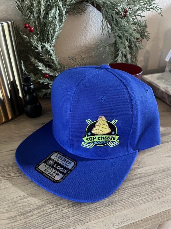 Top Cheese Hockey Wax Hat Blue